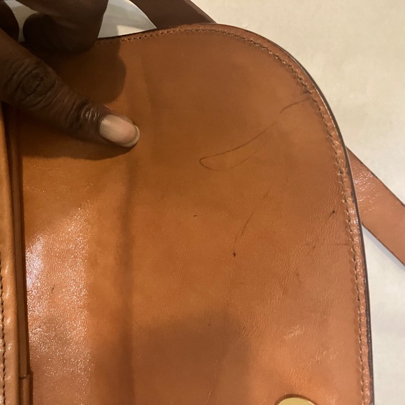 Brahmin leather and Raffia purse - Picture 5 of 8